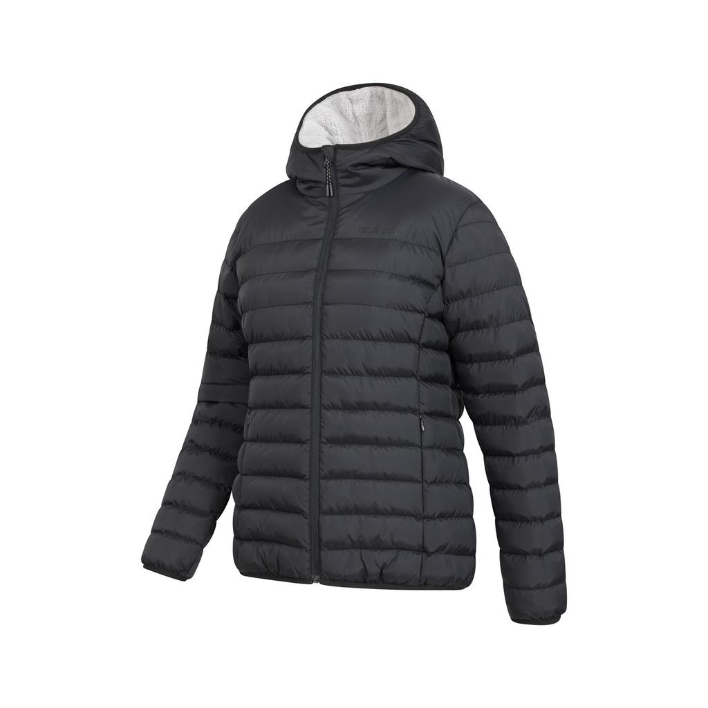Mountain Warehouse Dame/Dame Faux Fur Fôret, polstret jakke