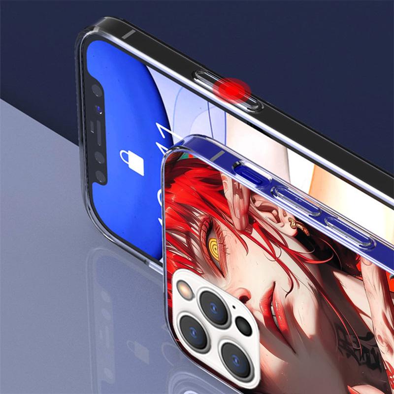 C-Chainsaw Mans Makima Phone Case For iPhone 17 Air 16 15 Pro Max 14 Plus 13 Mini 12 11 Cover 7 8 SE Silicone Shell Print Fundas