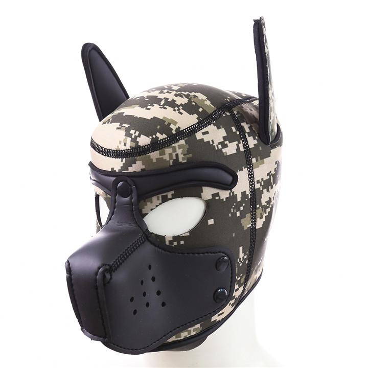 Bdsm Bondage Pet Role Play Party Mask,Puppy Play Dog Hood Mask,Detachable Mouth Gag,Fetish Slave Pup Mask Sex Toys For Women