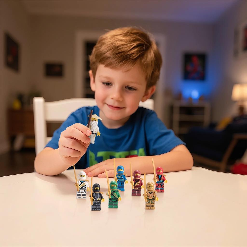 8PCSChildren's Building Block Figurines Are The Best Gifts For Kids