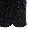 Desigual Long Sleeve Lame Long Knit Cardigan S Black Series Women Used