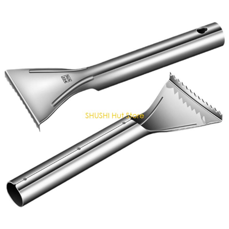 

Multipurpose Fish Descaler For Salmon Trout Bass Serrated Blade Prevents Skin Damage Efficient Kitchen Accessory D57B