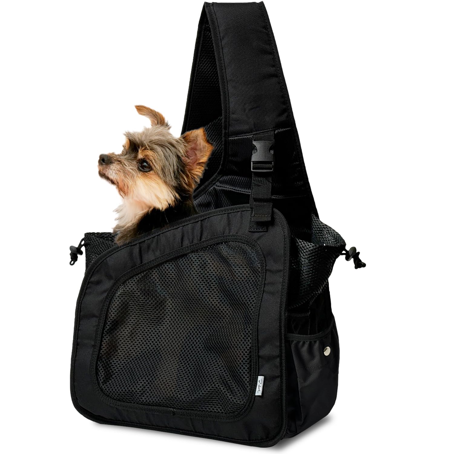 

Pet Sling Carrier for Small Dogs and Cats Lightweight and with and Matte Ripstop Leash for Walks dot. (Under 5kg), Compact, Pocket, Anti-Jumping