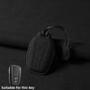 Leather Car Key Case Cover For Toyota C-Hr Hilux Fortuner Land Cruiser 200 Camry Corolla Crown Rav4    Accessories