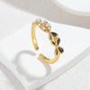 Atoztide New Multiple Styles Irregular Ring For Men Women Stainless Steel Adjustable Vintage Beads Open Finger Ring Jewelry Gift