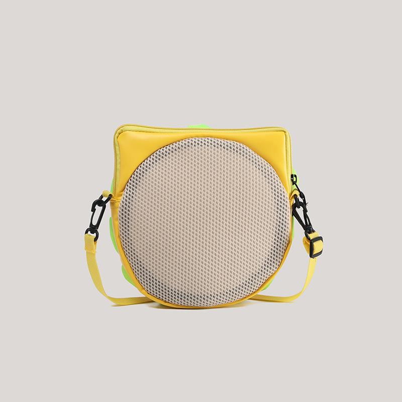 Hamburgerová crossbody taška Vysoká úroveň vzhledu Všestranná kreslená taška přes jedno rameno