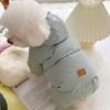 Plush Dog Hiking Jacket Windproof Dog Bodysuit Fashion Dog Vest Coat  for Small Medium Dog