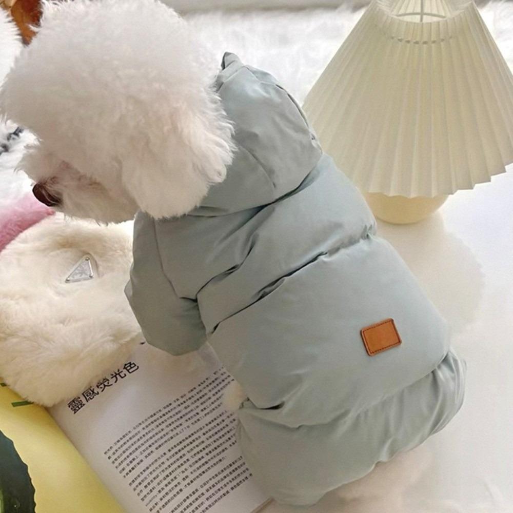 Plush Dog Hiking Jacket Windproof Dog Bodysuit Fashion Dog Vest Coat for Small Medium Dog