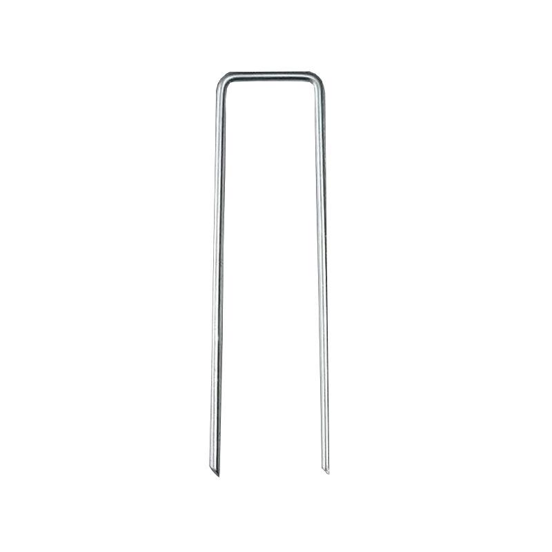 Galvanized U-Shaped Ground Nails for Lawn, Drip Irrigation, Weed Barrier, and Tent Fixing