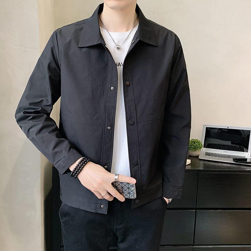 Men's Stand Collar Jacket Fashion Spring New Casual Top Coats