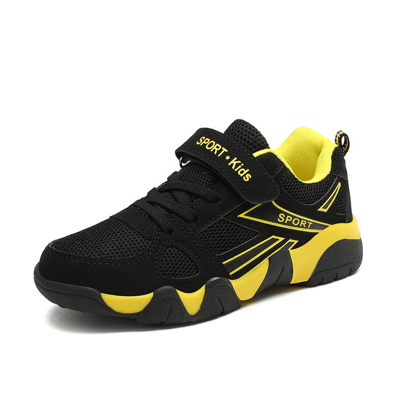 Children Sneakers Boy Shoes New Fashion Kids Shoes 6 To 12 Years Black Mesh Comfortable Casual Sports Tennis Shoes for Boy