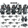 High military US special forces soldiers green beret army weapons miniature building block puzzle birthday gift world war ii