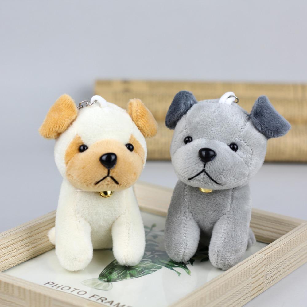 Cartoon Wolfhound Plush Toy Keychain Plush Doll Wolf Dog Stuffed Doll Key Ring  Kid Gifts