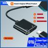 Xiaomi 2 In 1 Audio Adapter Type C To 3.5mm Jack Type C Charging Aux OTG Adapter For Samsung Xiaomi 12 Huawei Wired Earphone Converter