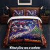 Teddy Bear Theme Custom Text Or Name 3Pcs Bedding Set,1 Flat Sheet & 2 Pillowcases Personalized Home Bedding