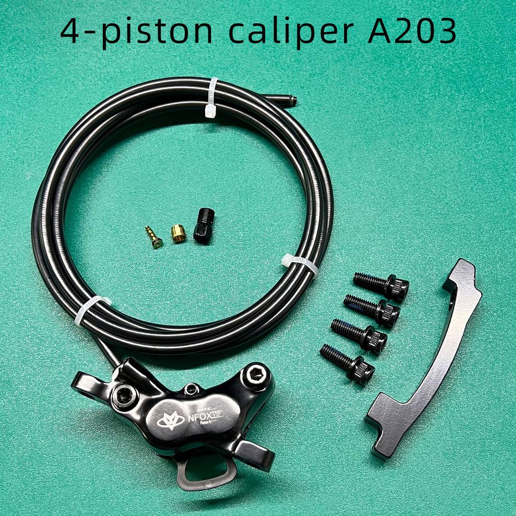 NFOX SM2A electric bicycle hydraulic disc brake handle with four piston two piston calipers 2-pin 3-pin power-off Accessories