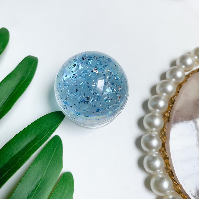 Color Crystal Ball Mobile Phone Airbag Bracket Transparent Back Sticker Retractable Desktop Air Cushion Support Frame Wind