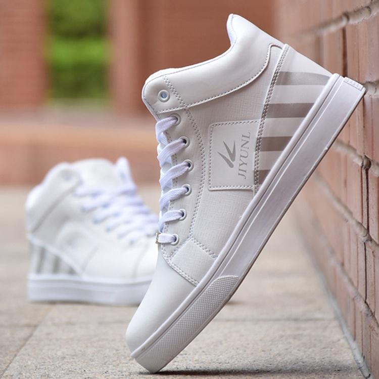 Scarpe da ginnastica alte alla moda con lacci, scarpe sportive basse, traspiranti, casual, da uomo