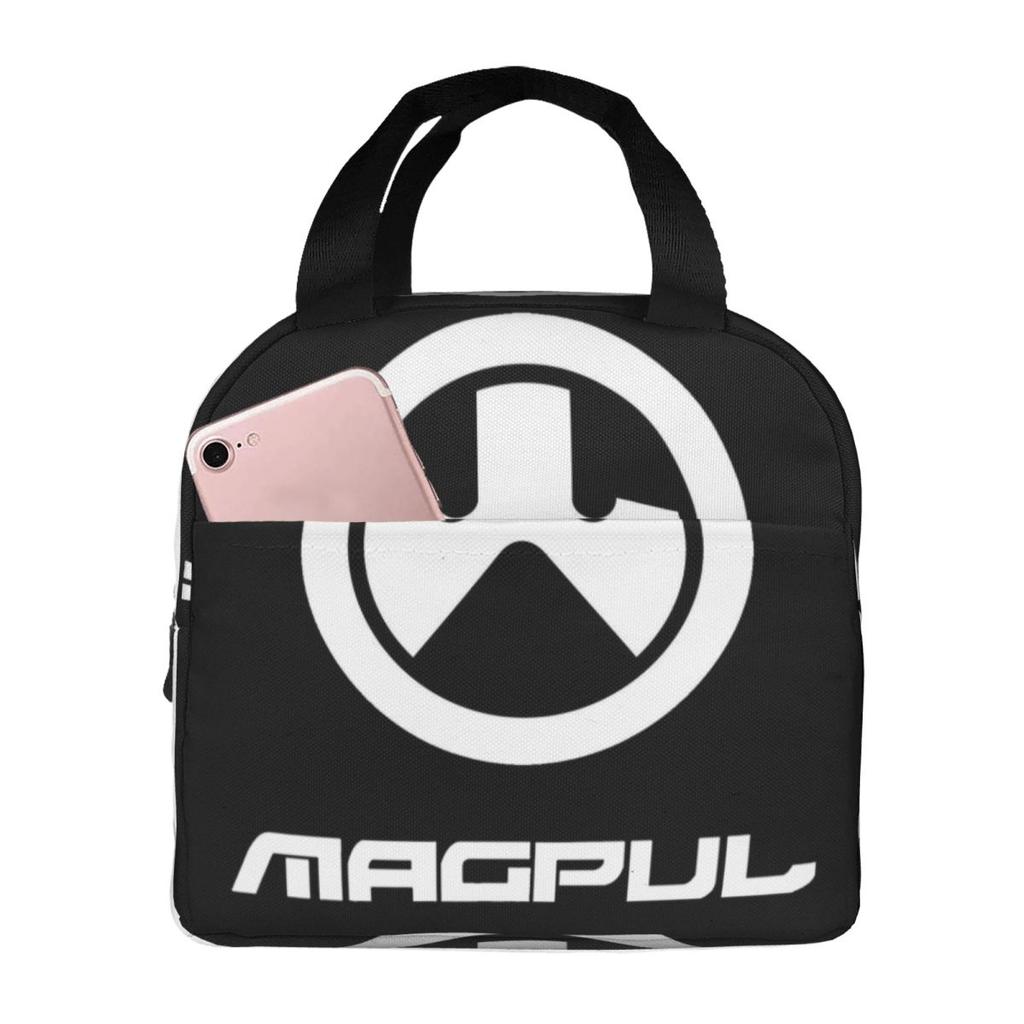 Magpul Firearms Logo Insulated Lunch Bag for Women Kids Portable Food Boxes Thermal Lunch Box Tote