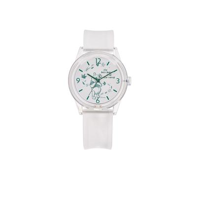 SmileSolar Disney Collection Winnie the Pooh Urethane Q&Q Watch, Solar, Analog, Waterproof, Strap, R02A-505VK