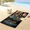 Name Custom Supernatural Hunting Brothers Print Beach Towel, Large Soft Quick Dry Towel for Beach Camping Swimming