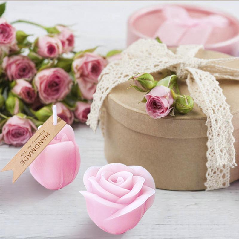 1pc Flower Silicone Mold Aromatherapy Candle Baking Cake Rose Mousse Epoxy Resin DIY Craft Making Tool