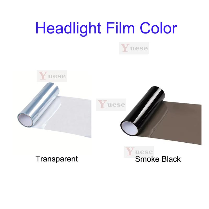 For BYD Sealion 7 EV 2024 2025 2 Pcs Car Headlight Protective Film Transparent Smoked Black TPU Sticker
