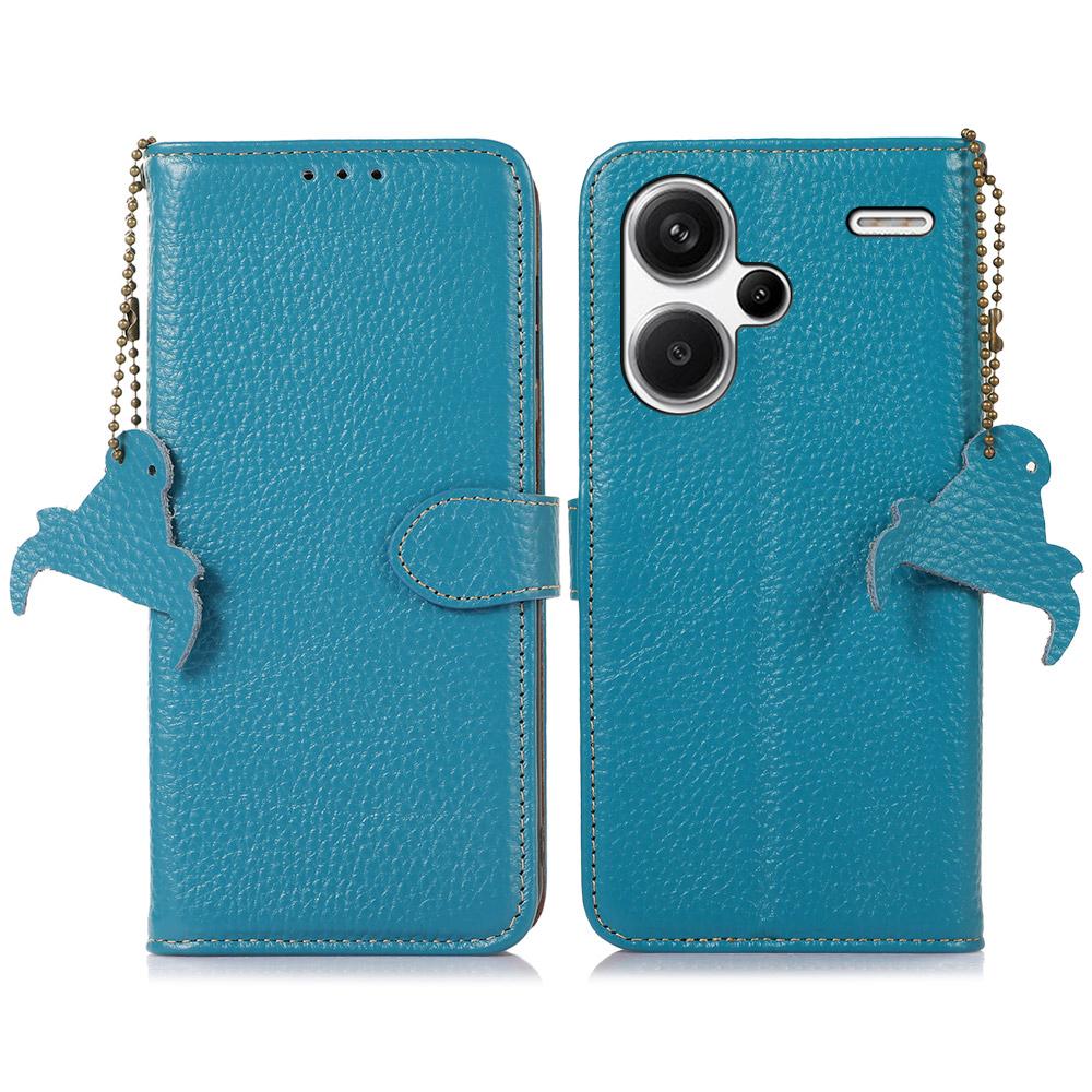 

For Xiaomi Redmi Note 13 Pro+ 5G Phone Case Wallet Cover Litchi Texture RFID Blocking B