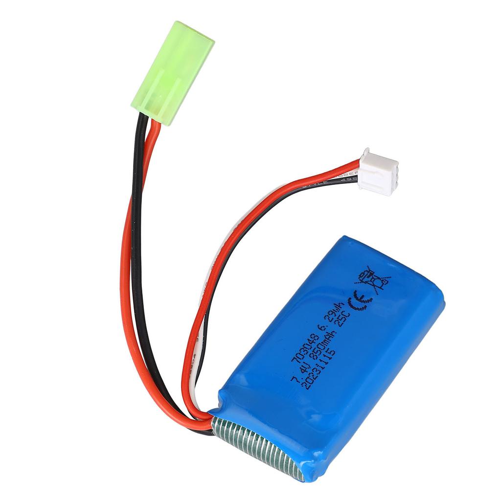 7.4V 850mAh Lithium Battery 703048 for WLToys V912 V262 V333 V353 BQ202 RC Airplane Replacement Batt