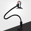 Universal Phone Holder Flexible Gooseneck Mount Clamp Stand Desk Phone Bracket 360° Rotate Mobile Phone Clip For iPhone Xiaomi