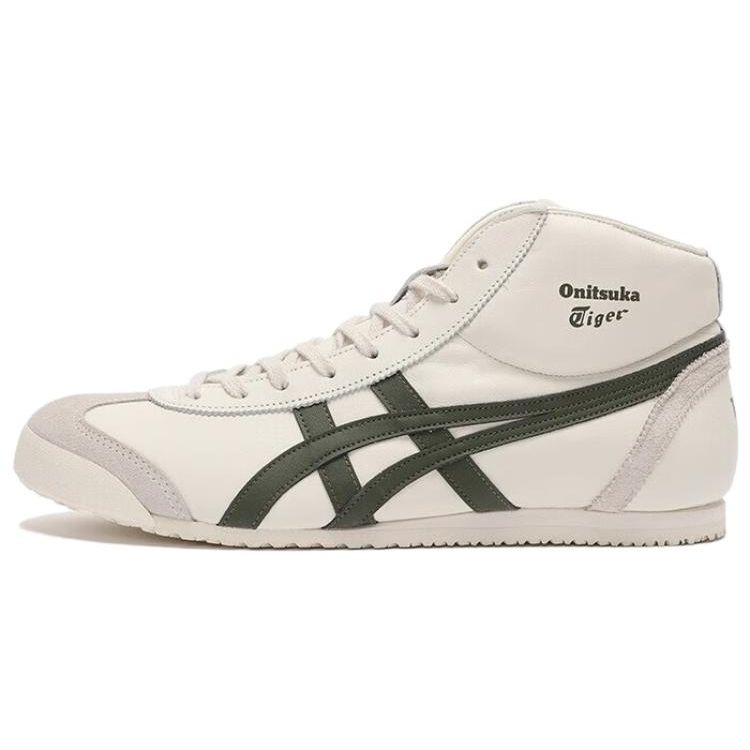 ONITSUKA TIGER Unisex Weiß Grün Mexiko Mid Runner Mid Top Freizeitschuhe 1183B812-100