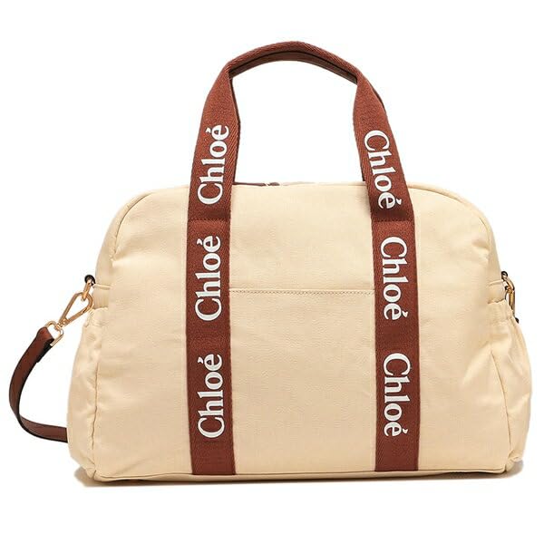 Chloe Boston Shoulder Changing C20190 148 Bag, Bag, Mother's Bag, Bag, Beige/Brown, Women's, [Item]