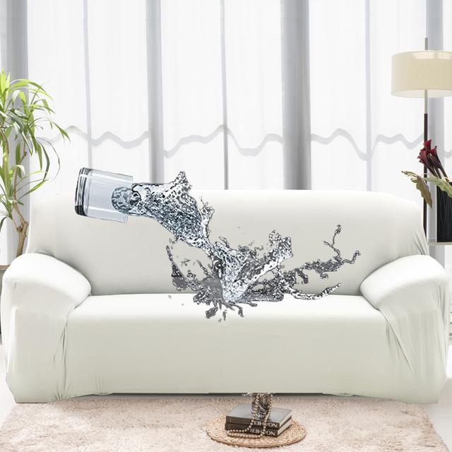 L Shaped Sofa Furniture Slip Cover Protective Cover Waterproof Corner Sofa Protective Covers 1 /2 /3 /4 Seats Solid Couch Cover Bench Covers Thin