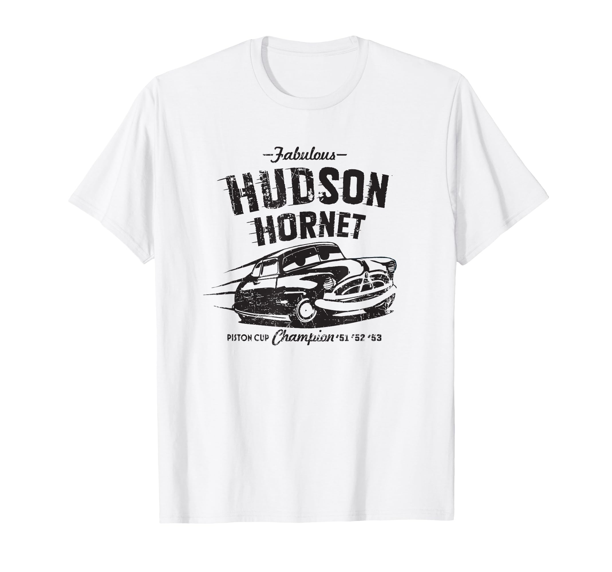 

Disney and Cars Hudson Hornet Piston Cup Champion Pixar s T-Shirt белый
