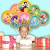 8Pc Reusable Colorful Princess Balloons Princess Theme Birthday Party Decoration