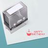 HAPPY BIRTHDAY Self Inking Rubber Stamp Custom Colop Office Stationary P20 Mini