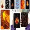 Phone Case For Samsung A56 A36 A26 A24 A16 A14 A12 A32 A50 A70 A20E A22 A40 A34 A54 A42 A52 5G A04s A06 Cover Flame Pattern