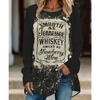 Plus Size Women Fashionable Personality  Leopard Printed Comfy Long Sleeve Round Collar T-shirt Casual Baggy Mid Length Tee Tops
