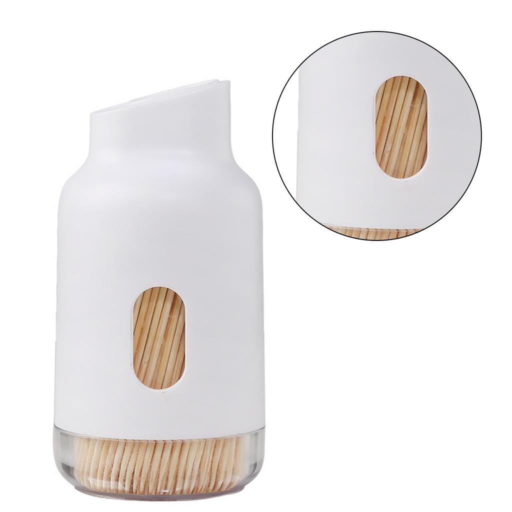 Elegant Toothpick Case Waterproof Toothpick Dispenser Dustproof Toothpick Box Plastic Material Toothpick Container