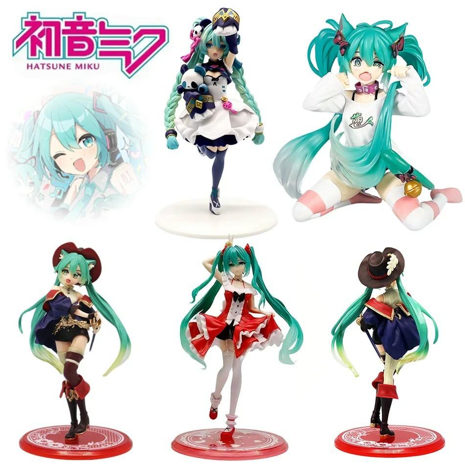 4.33-7.87 Inch Hatsune Miku Anime Action Figures Noodles Stopper Model Figure Toys Collectible Gift For Toys Hobbies Children