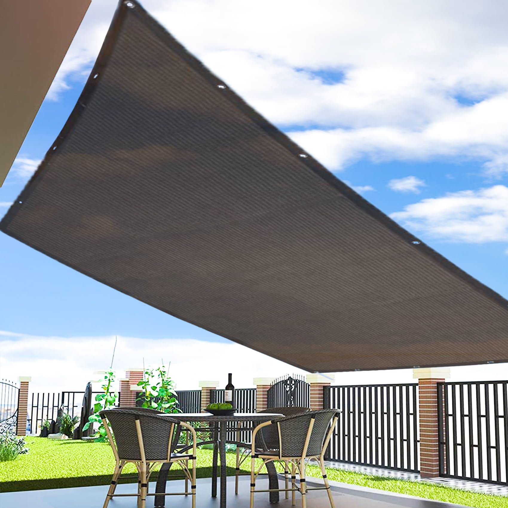 

XGIUINI 300 x 400 Polyethylene Sunshade for and Outdoor Light UV Good Easy Includes Secure Ties Sunshade, cm, High-Density [Newly Improved] Balconies,