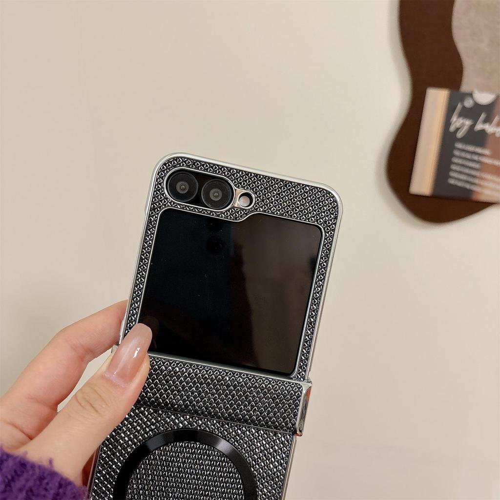 Luxury Glitter Magnetic Case for Samsung Z-Flip6/7 Foldable Phones