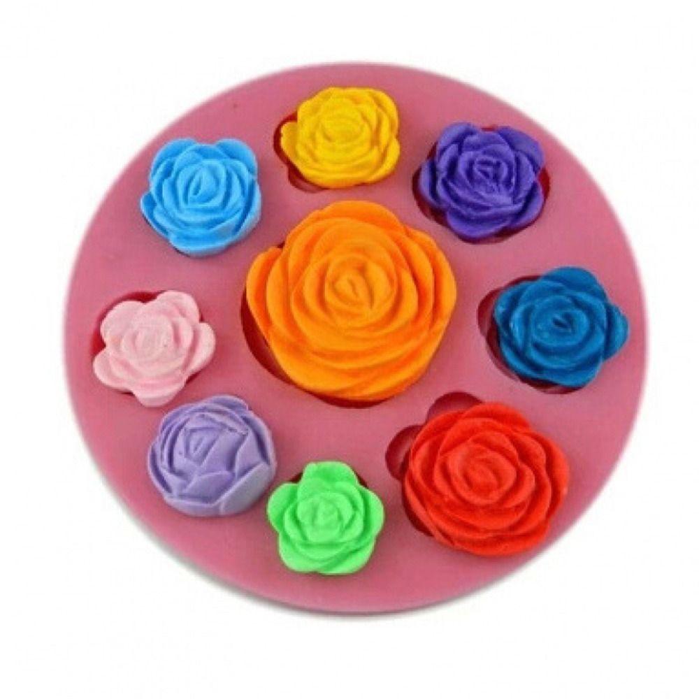Flower Bloom 3D Cake Mold Silicone Baking Tool New Fondant Soap Mold  Cupcake Candy Chocolate Jelly
