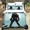 Stampa 3D Alieno Contro. Set Biancheria da Letto Film Predator Predatore Singolo Matrimoniale Queen King Size Copripiumino Adulti Ragazzi Camera da Letto Copriletto