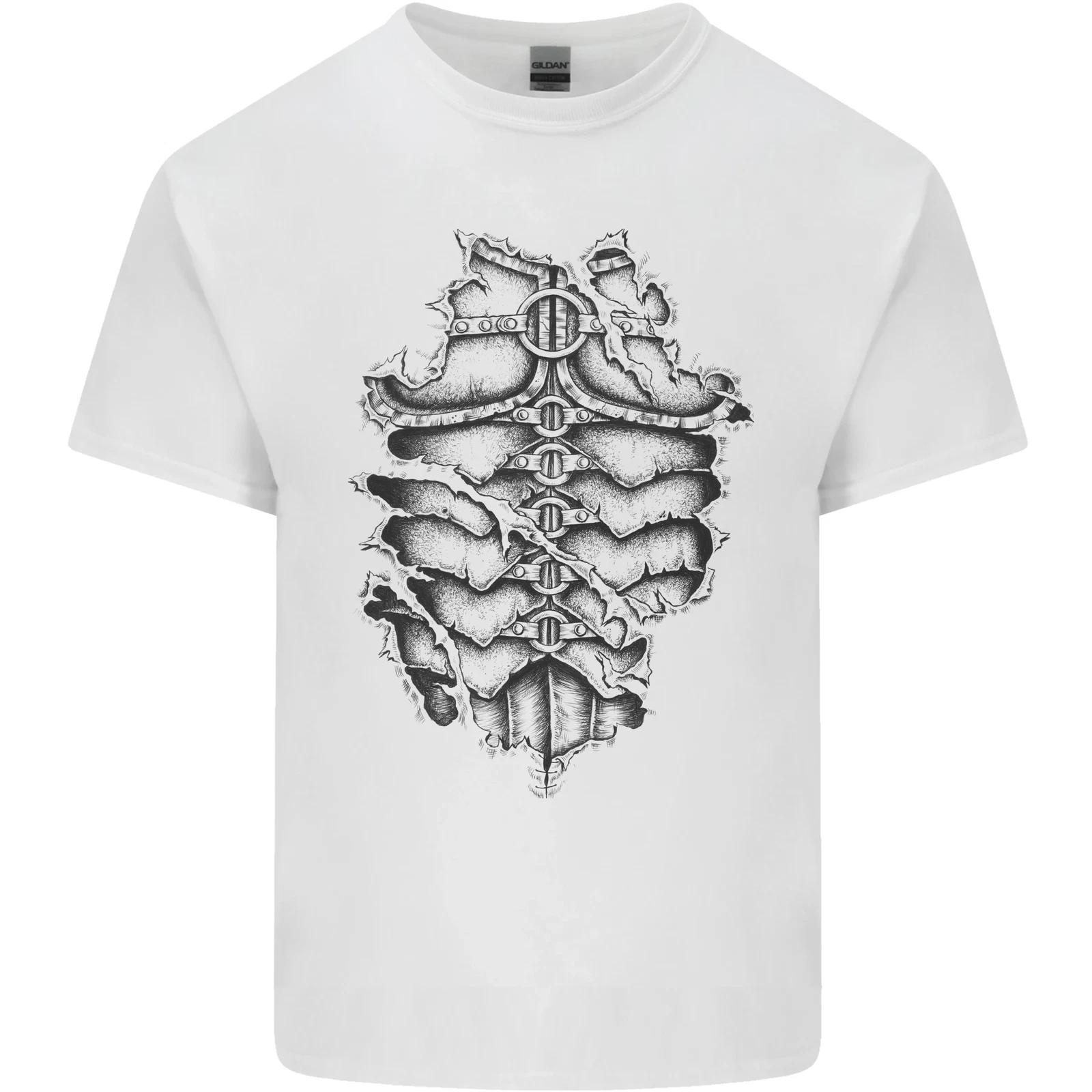 

Roman Armour Fancy Dress Warrior Gym MMA Kids T-Shirt Childrens L