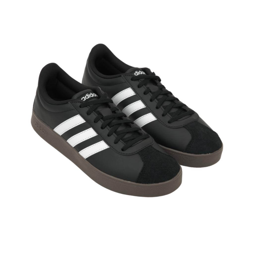 adidas Vl Court Series Comfortable Versatile Low-Top Skate Shoes Unisex Sneakers Black ID3712