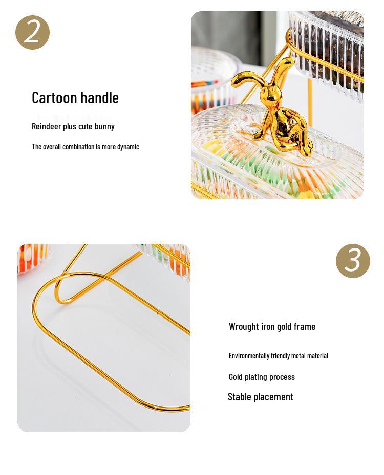 Farfurie de Servire Divizată pentru Fructe și Gustări Stil Nou pentru Living