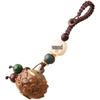2021 Green Car Keychain G Buckle: Women's Mobile Phone Strap with Sandalwood Hollow Sachet Pendant