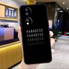 Simple Minamilst Black Quote For Honor Magic 8 7 6 5 Lite Case For Honor 200 400 Pro 50 70 90 X8c X8b X9a X9b X9c Win RT