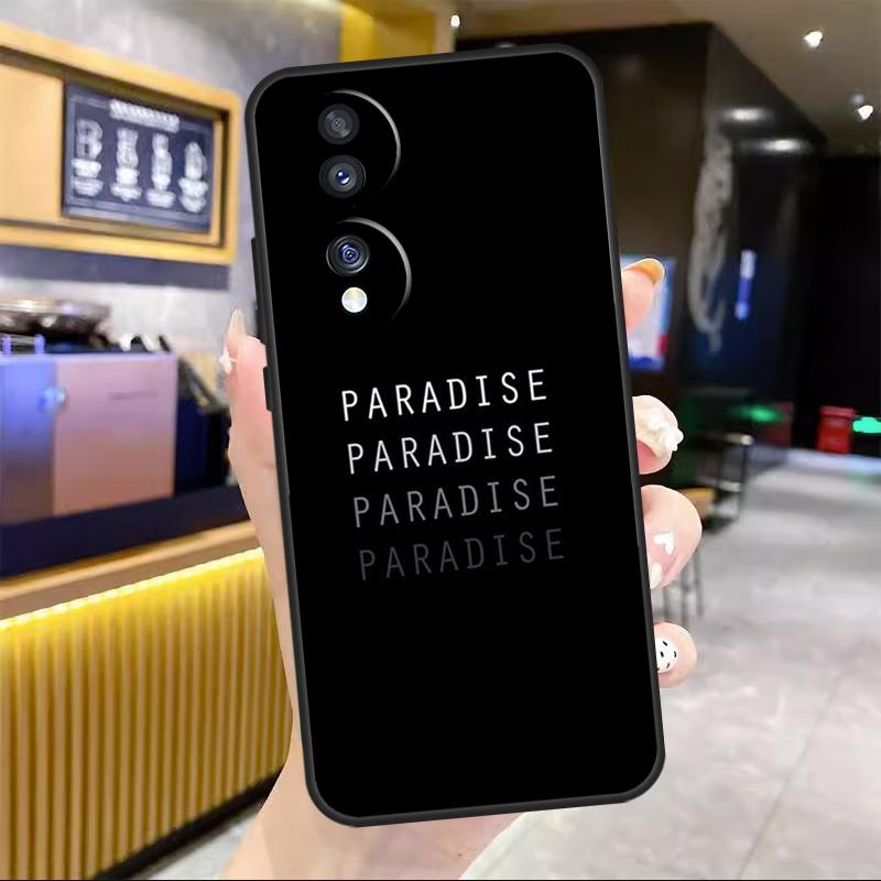 Simple Minamilst Black Quote For Honor Magic 8 7 6 5 Lite Case For Honor 200 400 Pro 50 70 90 X8c X8b X9a X9b X9c Win RT